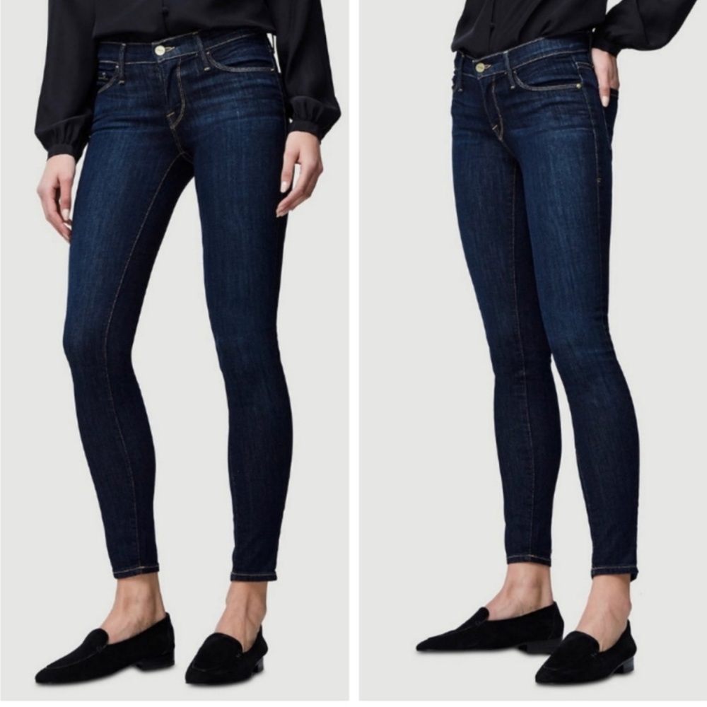 FRAME Le Skinny de Jeanne Dark‎ Wash Jeans Queens Way
